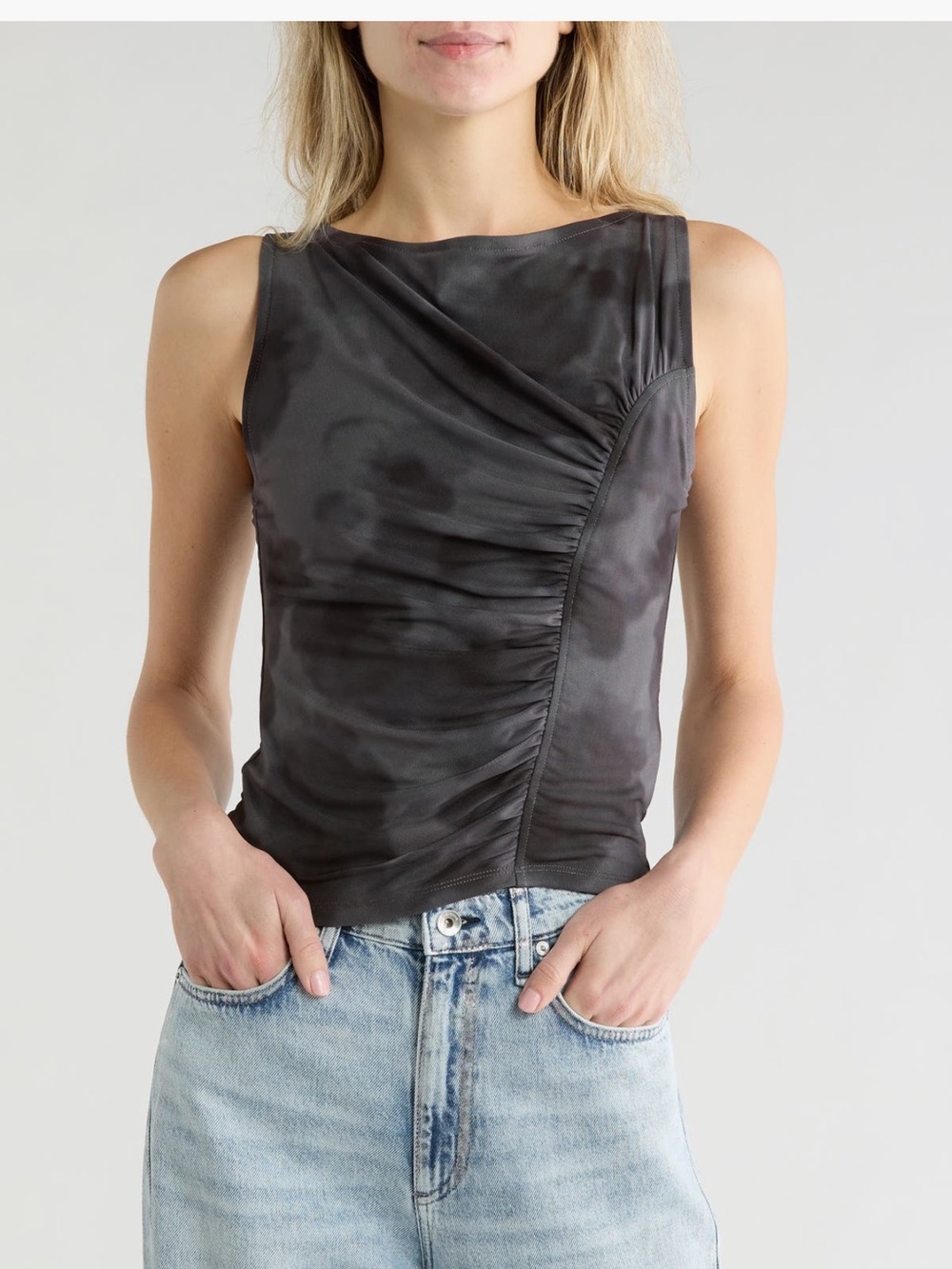 Rag & Bone Sliced Mesh Tank - Picture 1 of 3